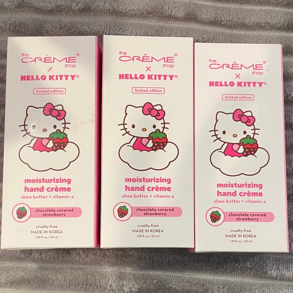 Hello Kitty Pink Skincare Set/bundle of three